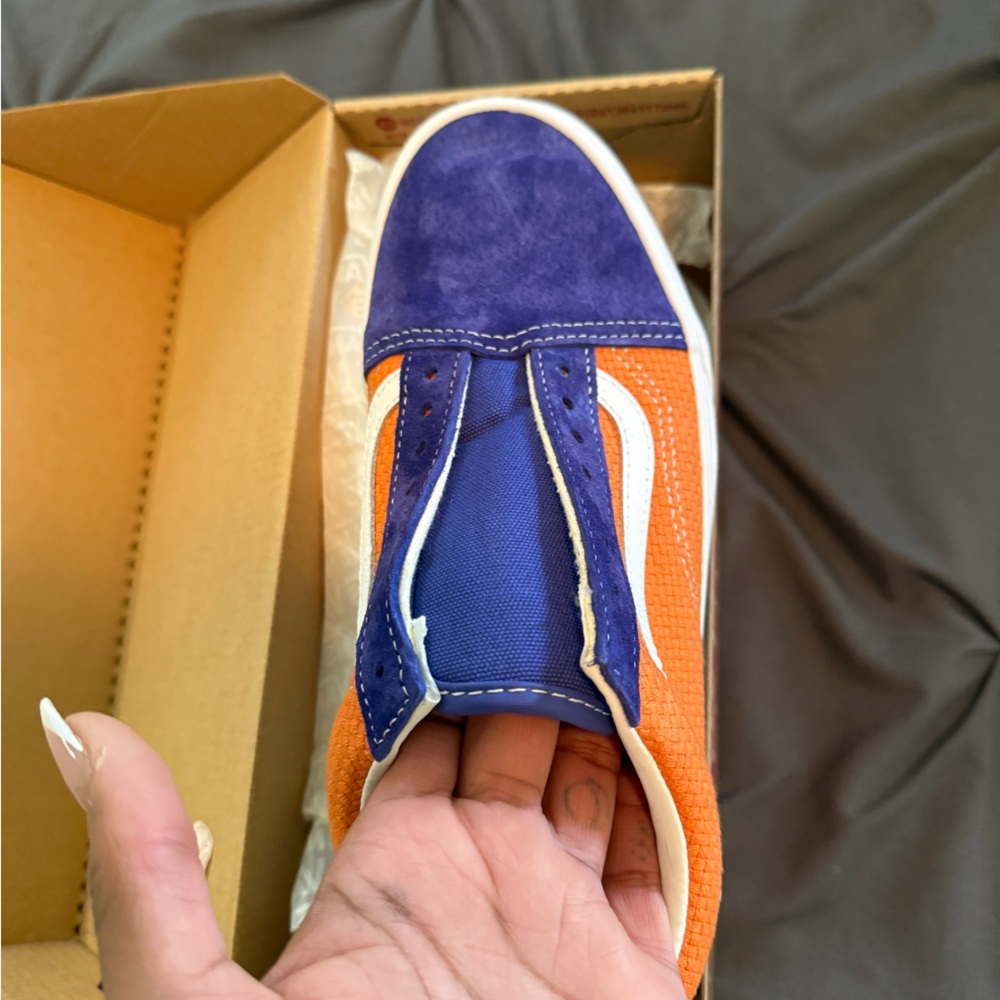 Kids' Orange and Purple Vans
